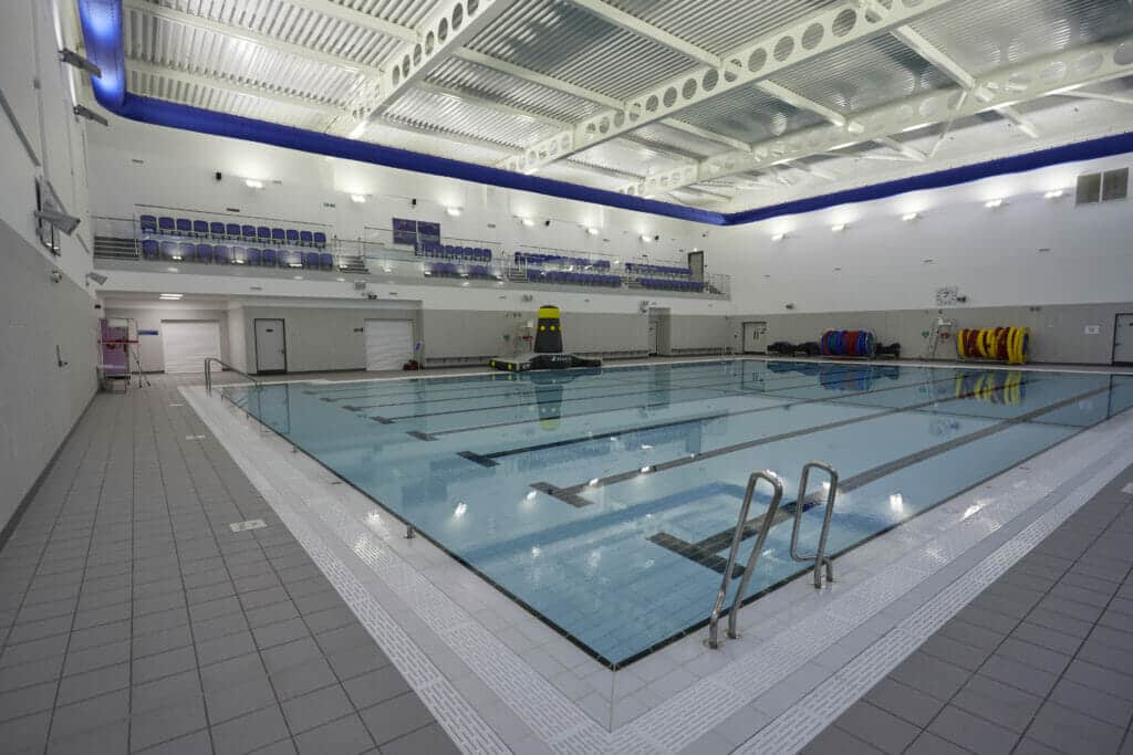 The competition pool at Spen Valley Leisure Centre