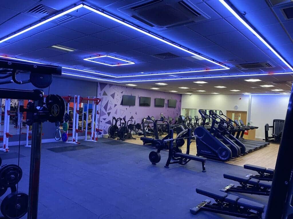 Colne Valley Leisure Centre Gym after Refurbishment