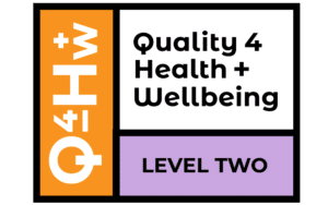 Q4H+W - Logo - Accreditation - Level Two